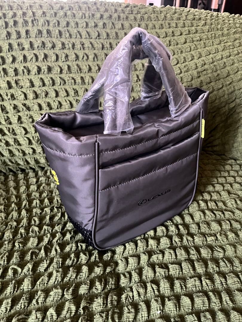 LEXUS ラウンドバッグ グレー