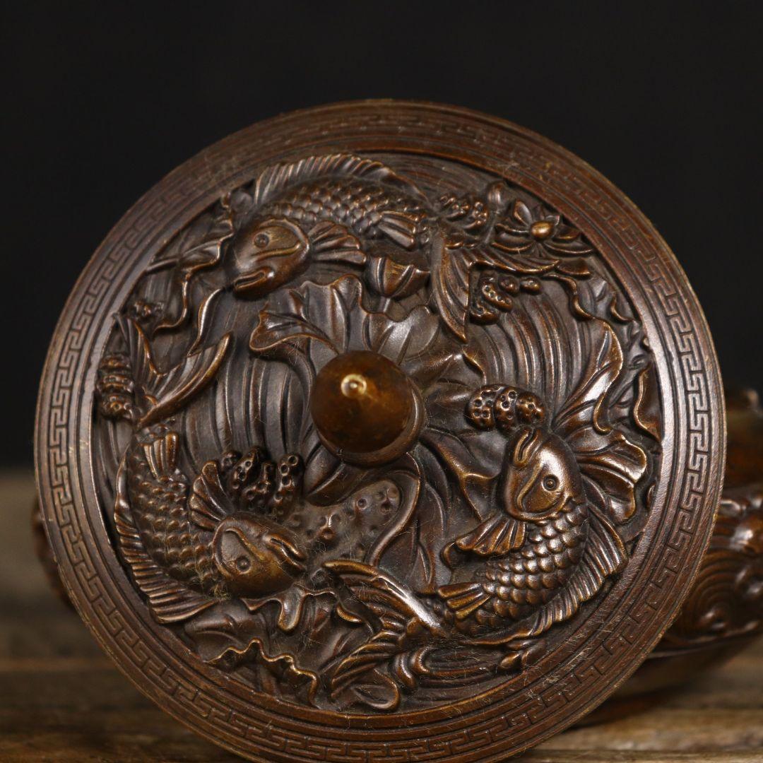 灰皿 リビング 茶室 茶台 香炉 置物 銅器 銅製品