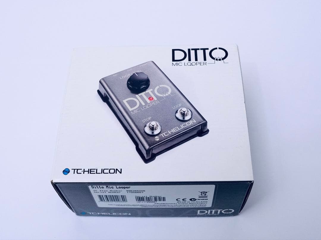 DTM・DAW TC-HELICON DITTO MIC LOOPER