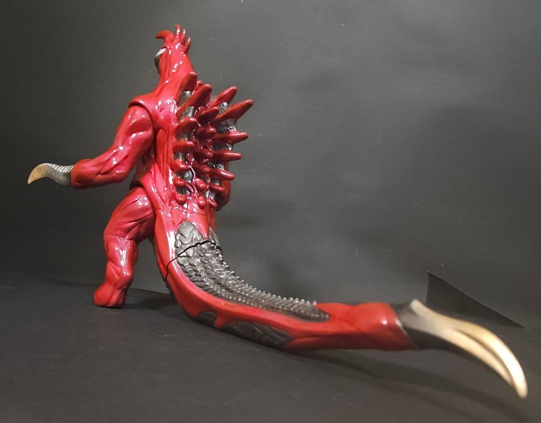 ゴジラ怪獣ソフビ　ガイガンレクス　リペイント完成品