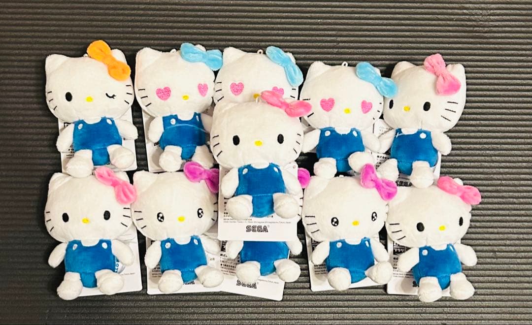 【即日発送】ハローキティ マスコット いろいろ表情Ver. 11個セット