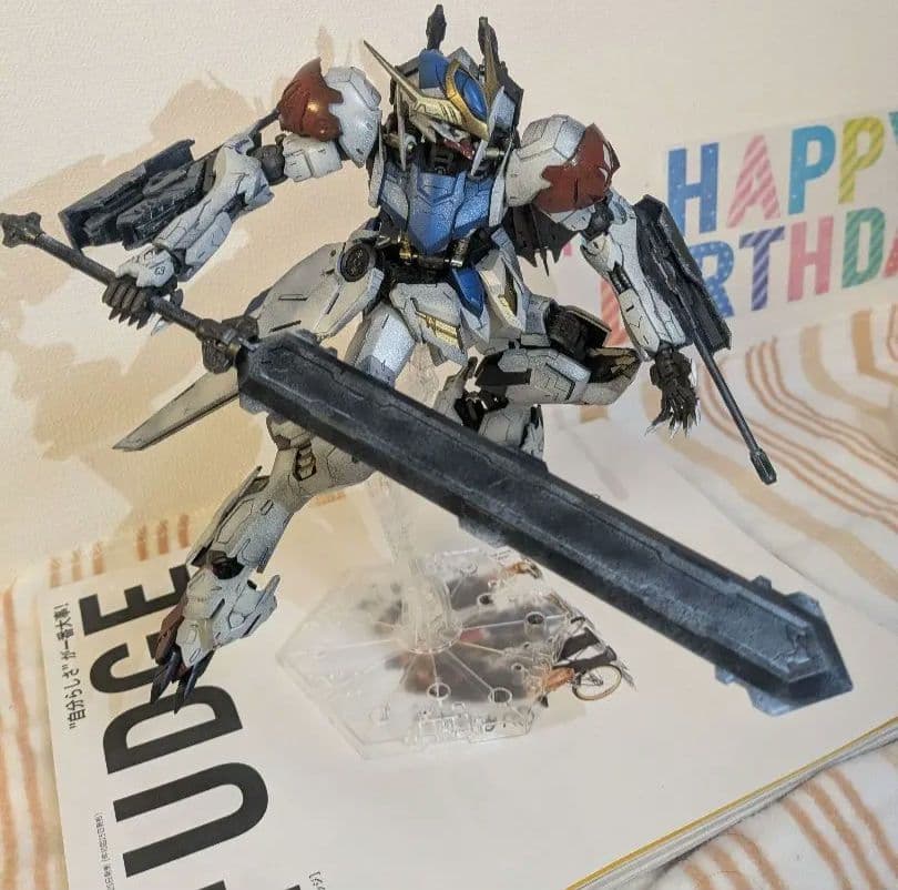 ◯*ョ様 mg ガンダムバルバトスルプス　塗装　完成品　バルバトスルプス