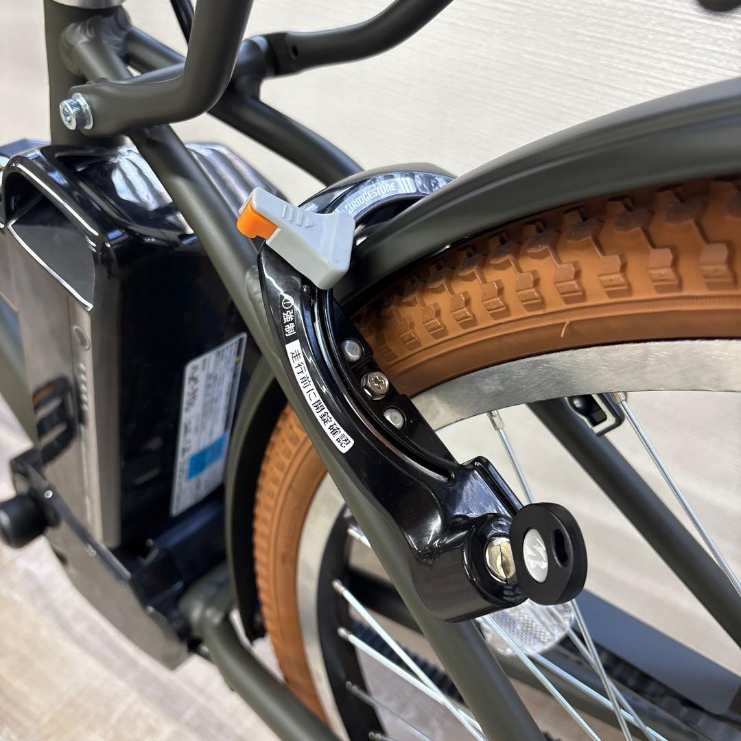 ブリヂストン　ステップクルーズ　電動自転車　ブラウンカスム