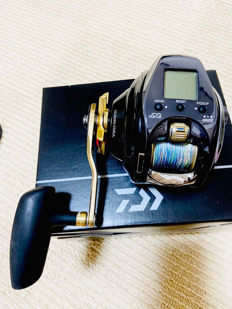 ダイワ SEABORG G300 JL 電動リール ジギンググリップ付き 超美品