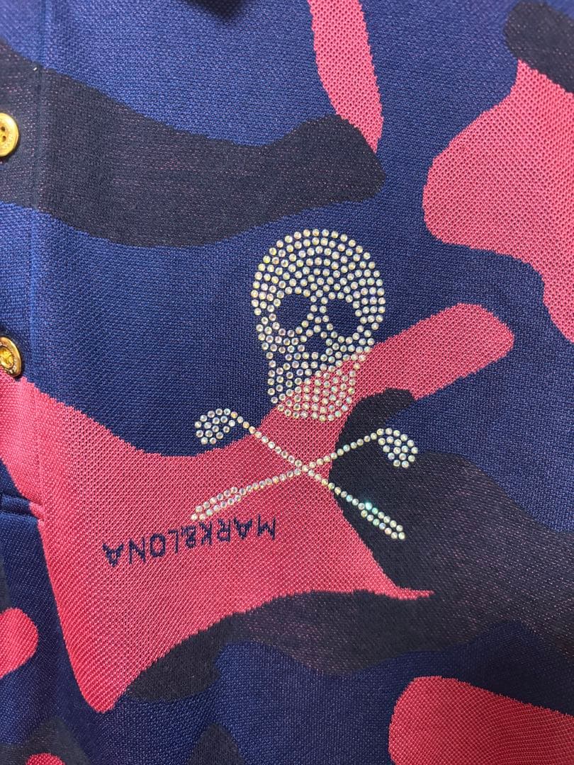 美品✨マークアンドロナ カモフラ ポロシャツ