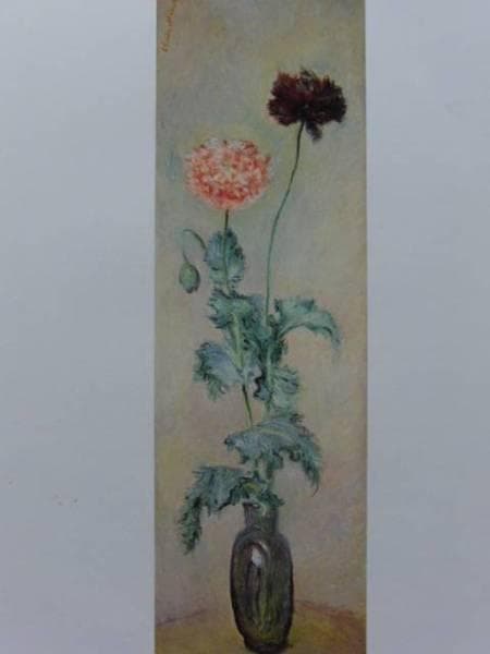 クロード・モネ、「PAVOTS ROUGE ET ROSE」、海外版超希少レゾネ