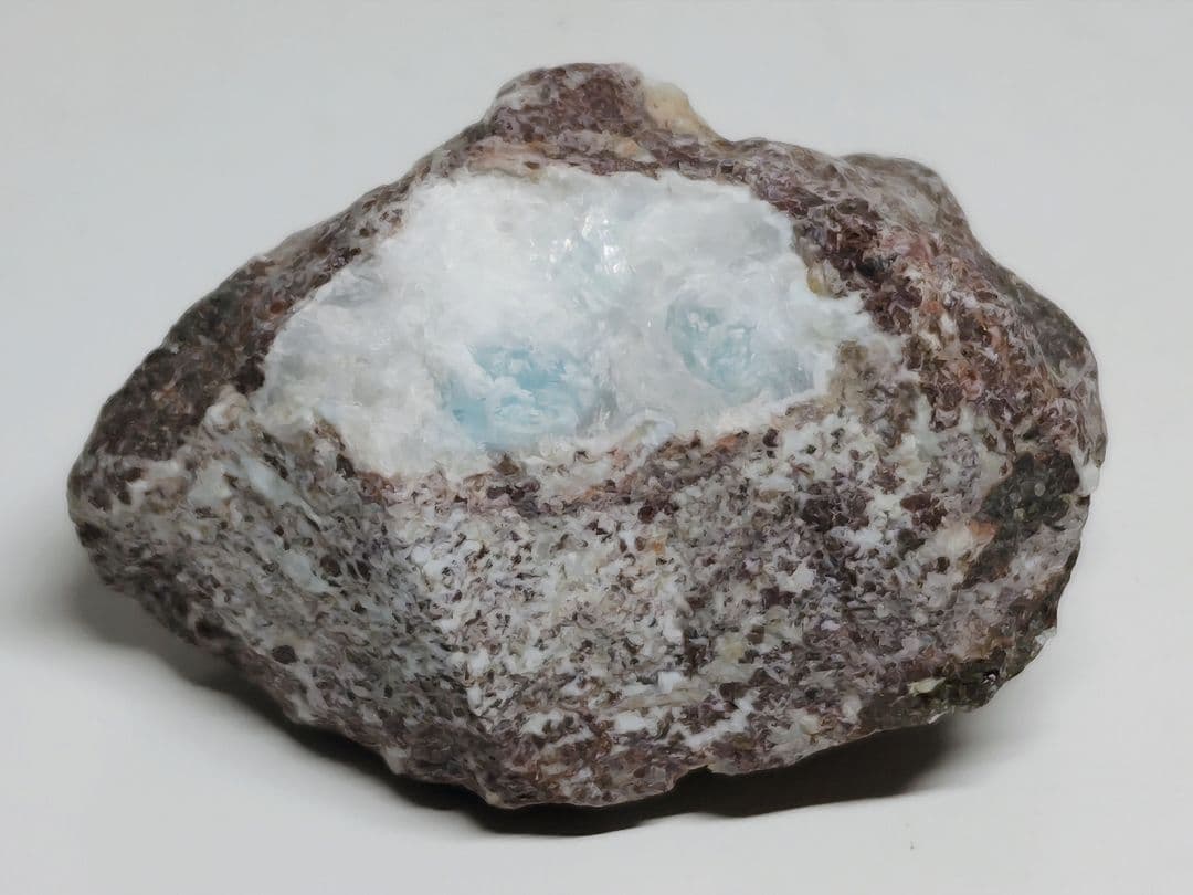 ラリマー 118g 原石 鑑賞石 自然石 誕生石 鉱物 鉱石 水石 インテリア