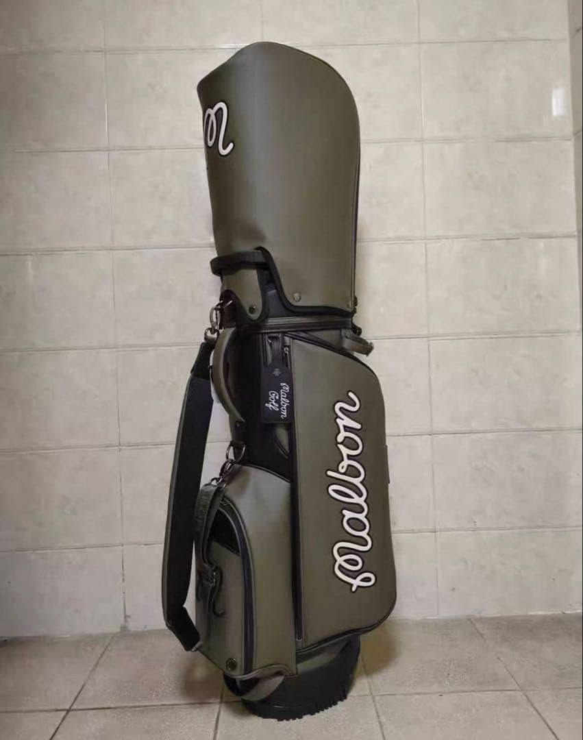 新品　キャディーバッグ　緑　マルボンゴルフ MALBON GOLF