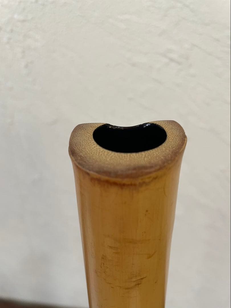 尺八　竹治　銀三線　竹製　琴古流　約51,5cm