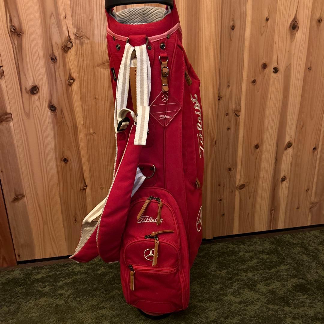 Titleist キャディバッグ 赤 Mercedes-Benz