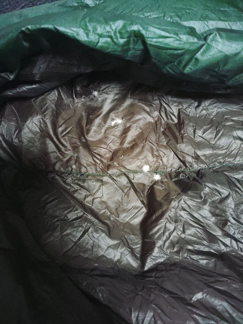 こうぴ　NANGA 緑色 寝袋　ＳＰＤＸ