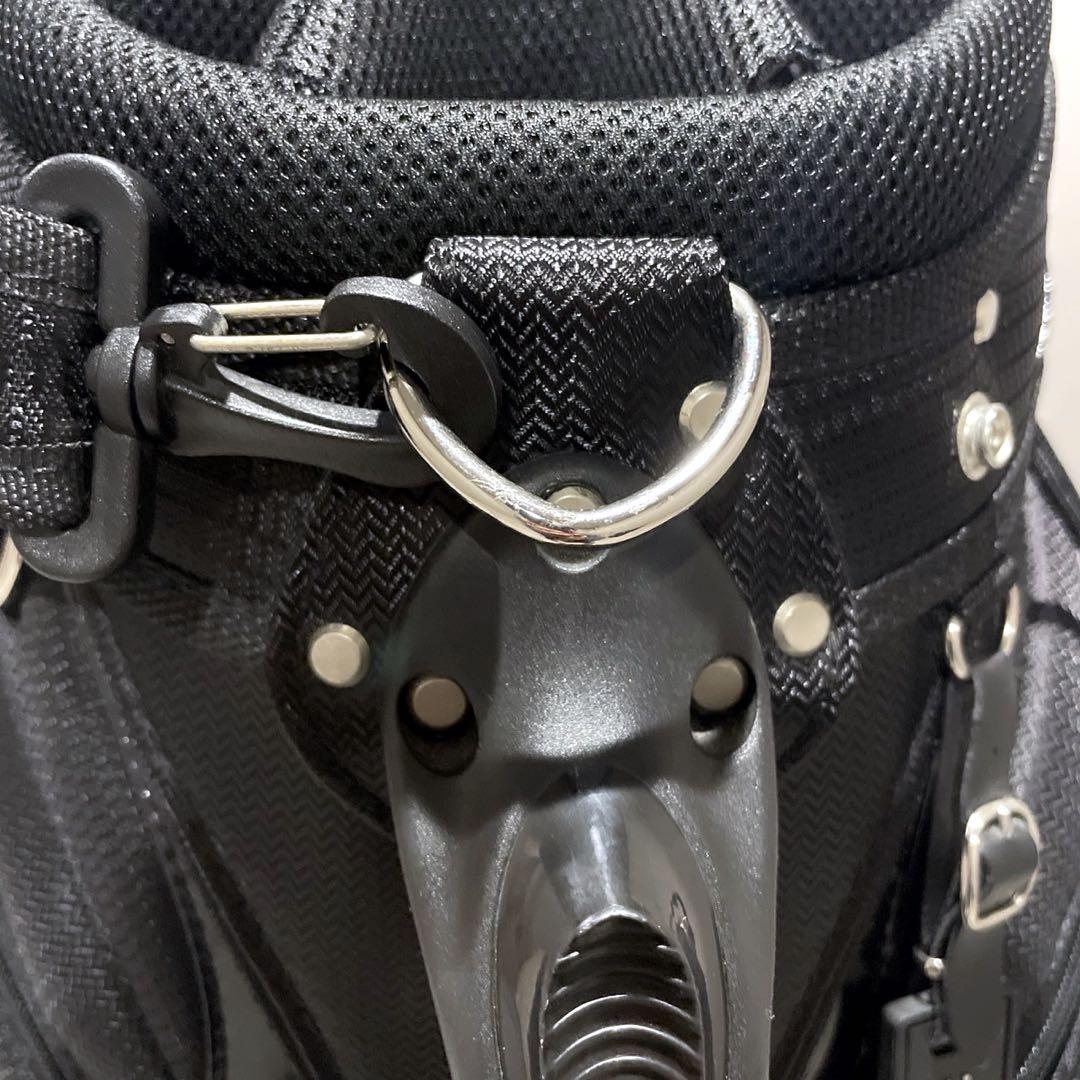 未使用級 ナイキ ゴルフ キャディバッグ ブラック ゴルフバッグ ロゴ