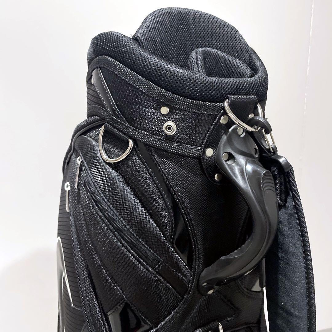 未使用級 ナイキ ゴルフ キャディバッグ ブラック ゴルフバッグ ロゴ