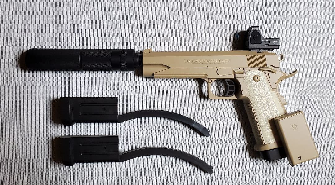 新品　東京マルイ　ハイキャパ　5.1　デザート　フルアーマー　改修品　10禁