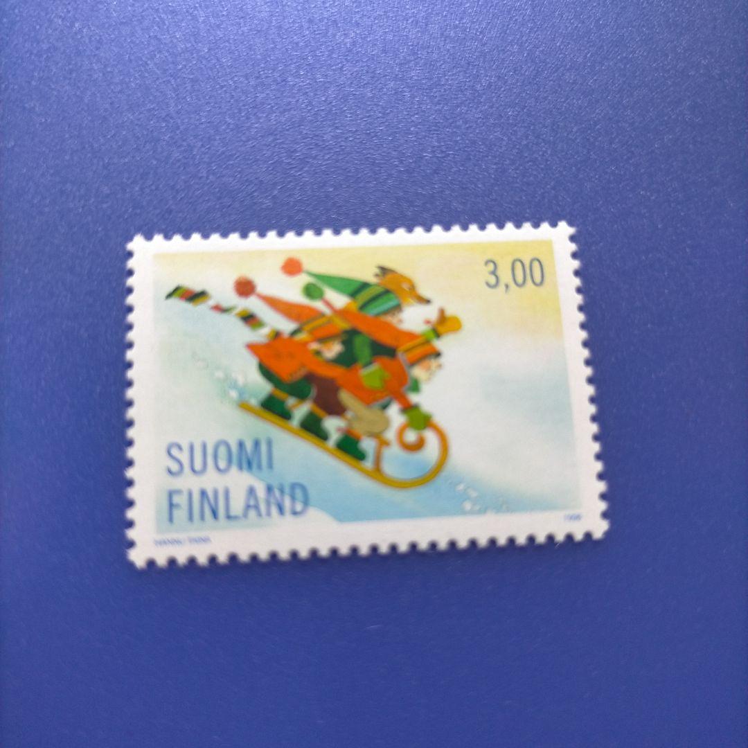 3308 外国切手 フィンランド 1998年 クリスマス 3種完