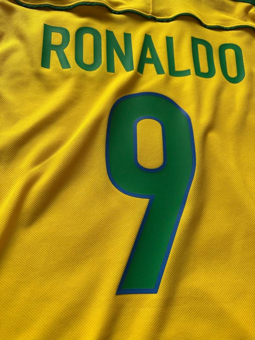 1998年ブラジル代表　ユニフォーム　ロナウド　M