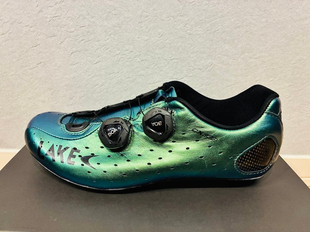 LAKE CX332 カメレオングリーン WIDE40.5