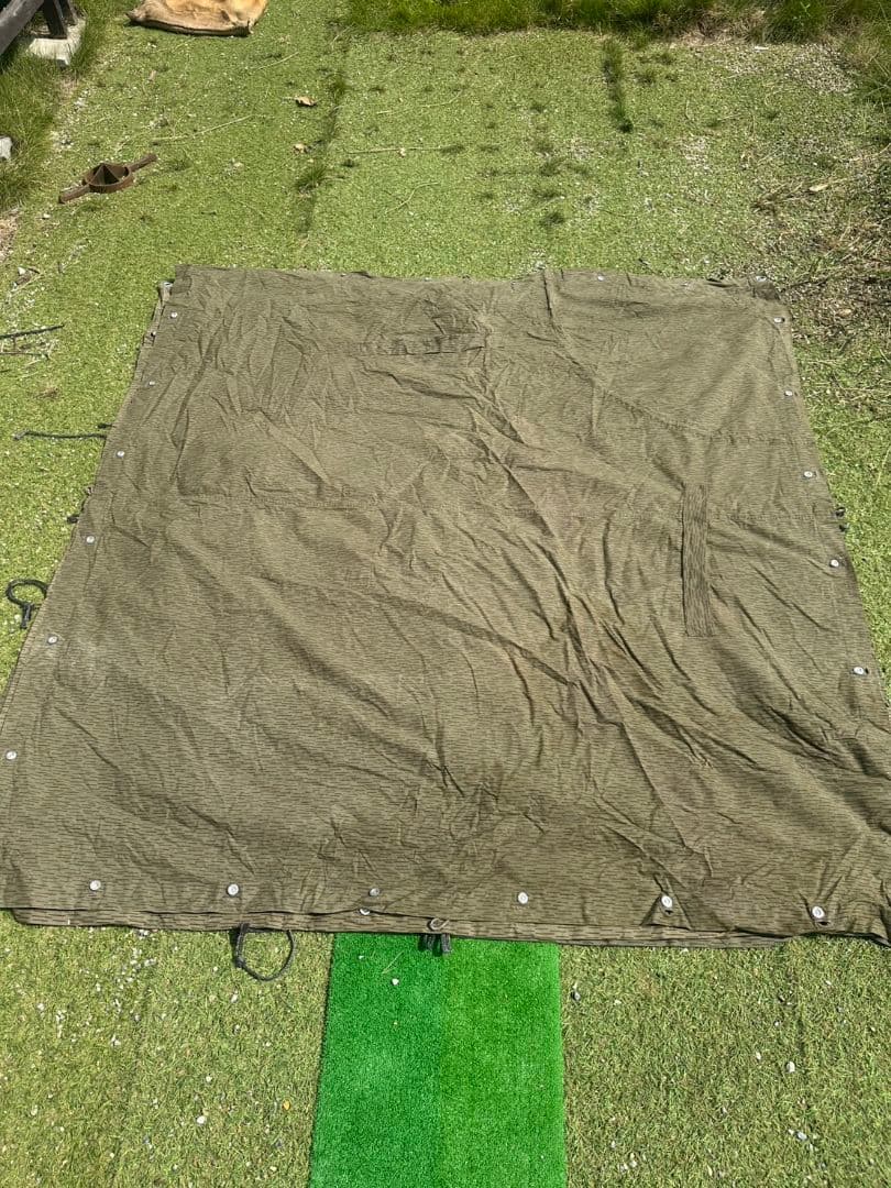 東ドイツ軍幕６枚セット　ポンチョテント　パップテント　軍幕タープ　　1枚バラ売り