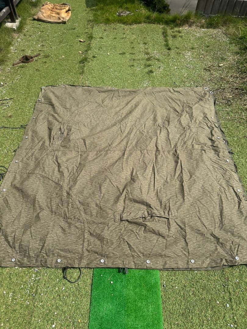 東ドイツ軍幕６枚セット　ポンチョテント　パップテント　軍幕タープ　　1枚バラ売り