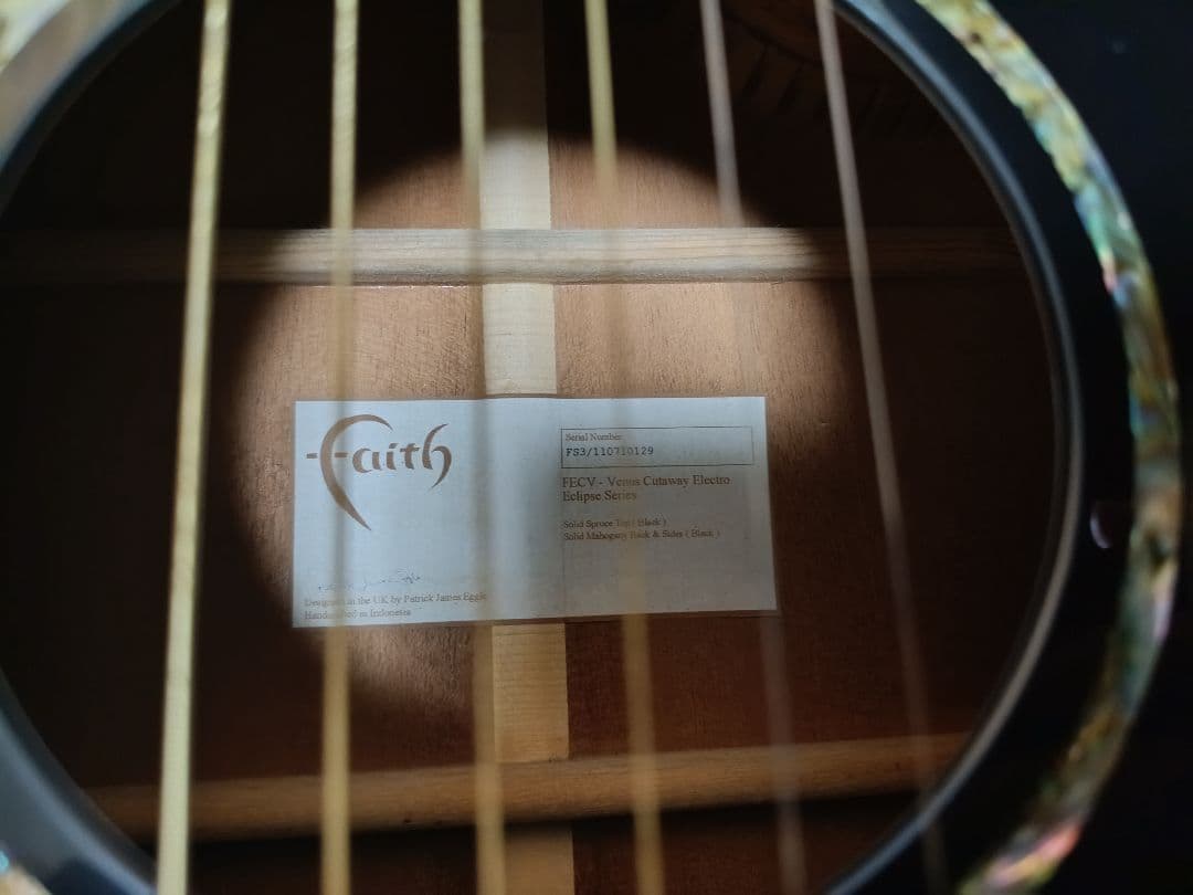 Faith eclipse Venus fecv エレキアコースティックギター