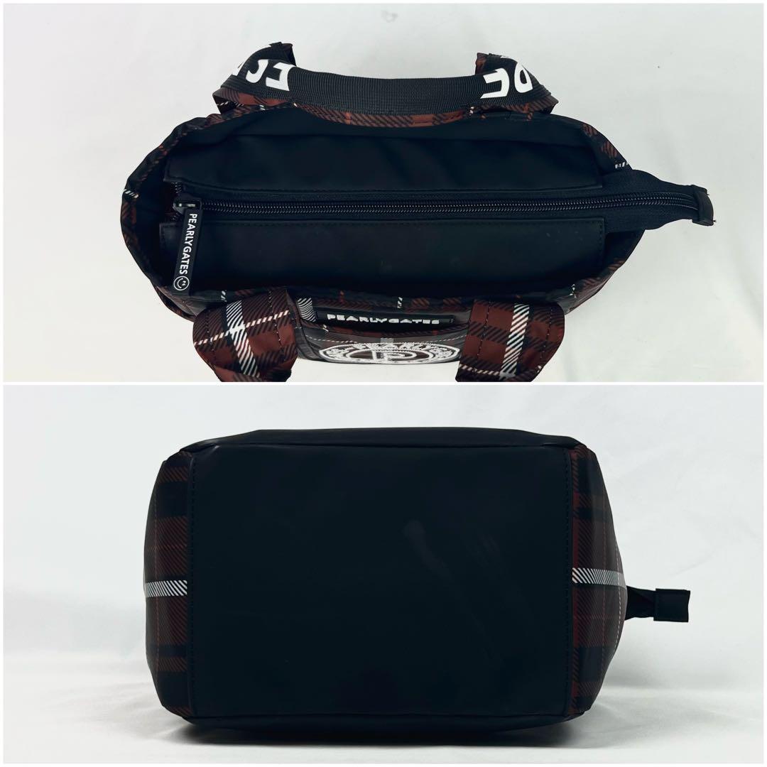 PEARLY GATES パーリーゲイツ カートバッグ ゴルフバッグ チェック柄