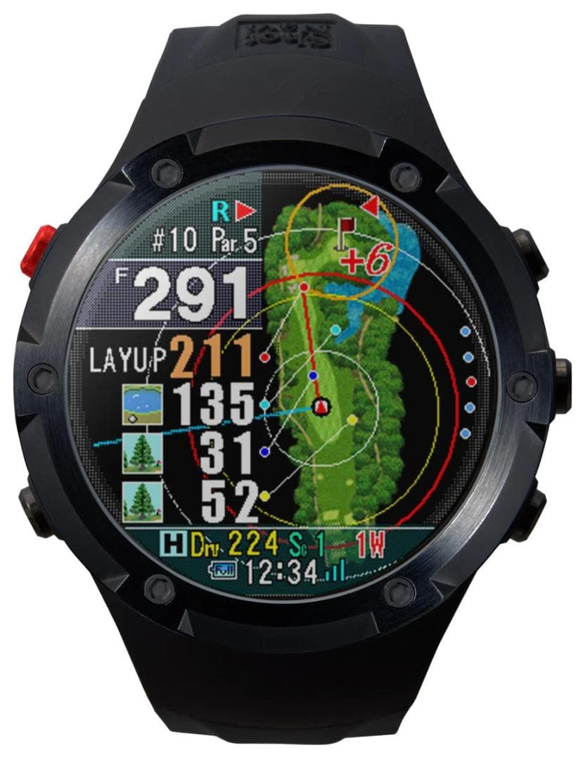 新品　GPSゴルフナビ Shot Navi Evolve PROブラック×レッド