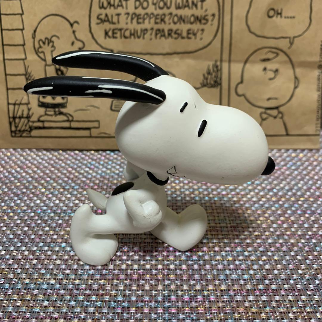 スヌーピー 立体フィギュア ホワイト/ブラック