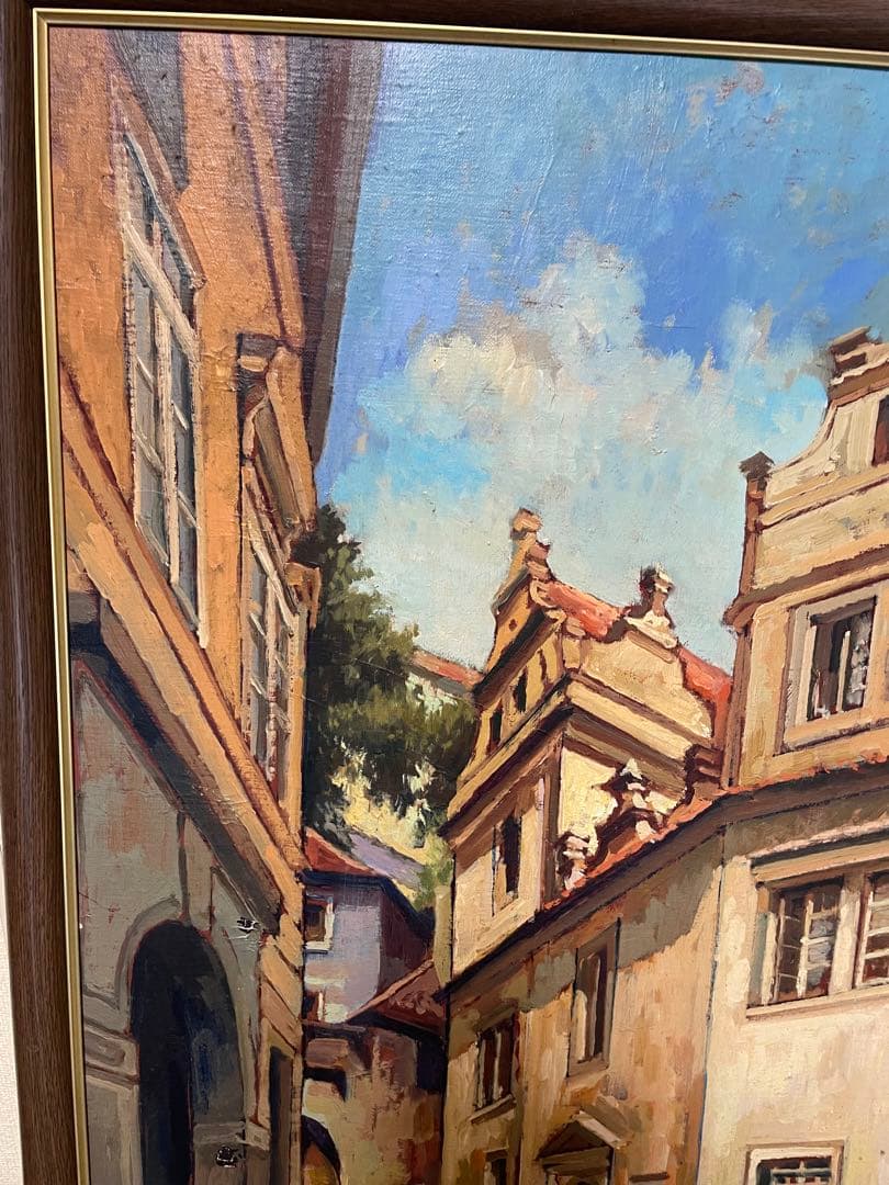 【処分特価】Richard Taubenek/リチャードタウベネク/油彩画/風景