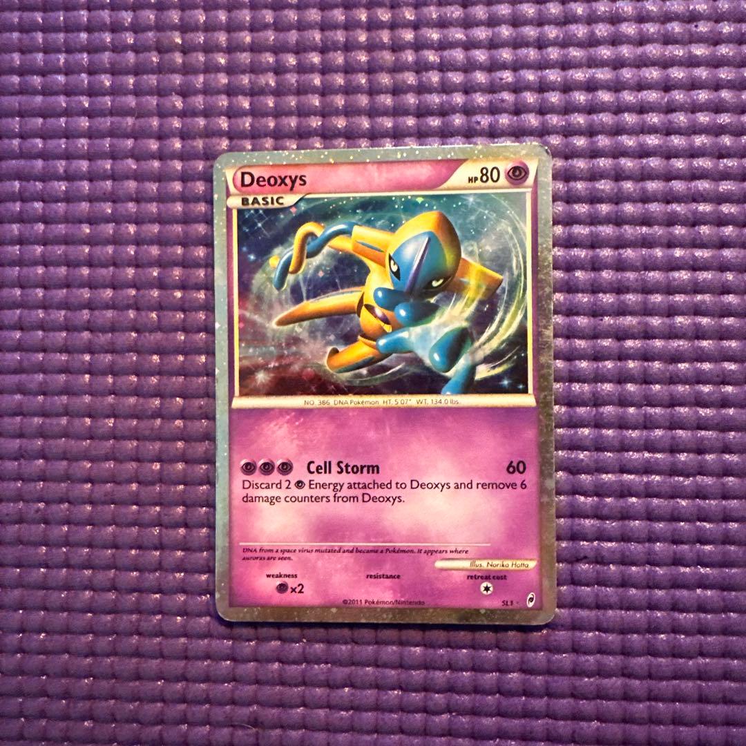 交渉あり　海外版ポケモンカード デオキシス deoxys #SL1