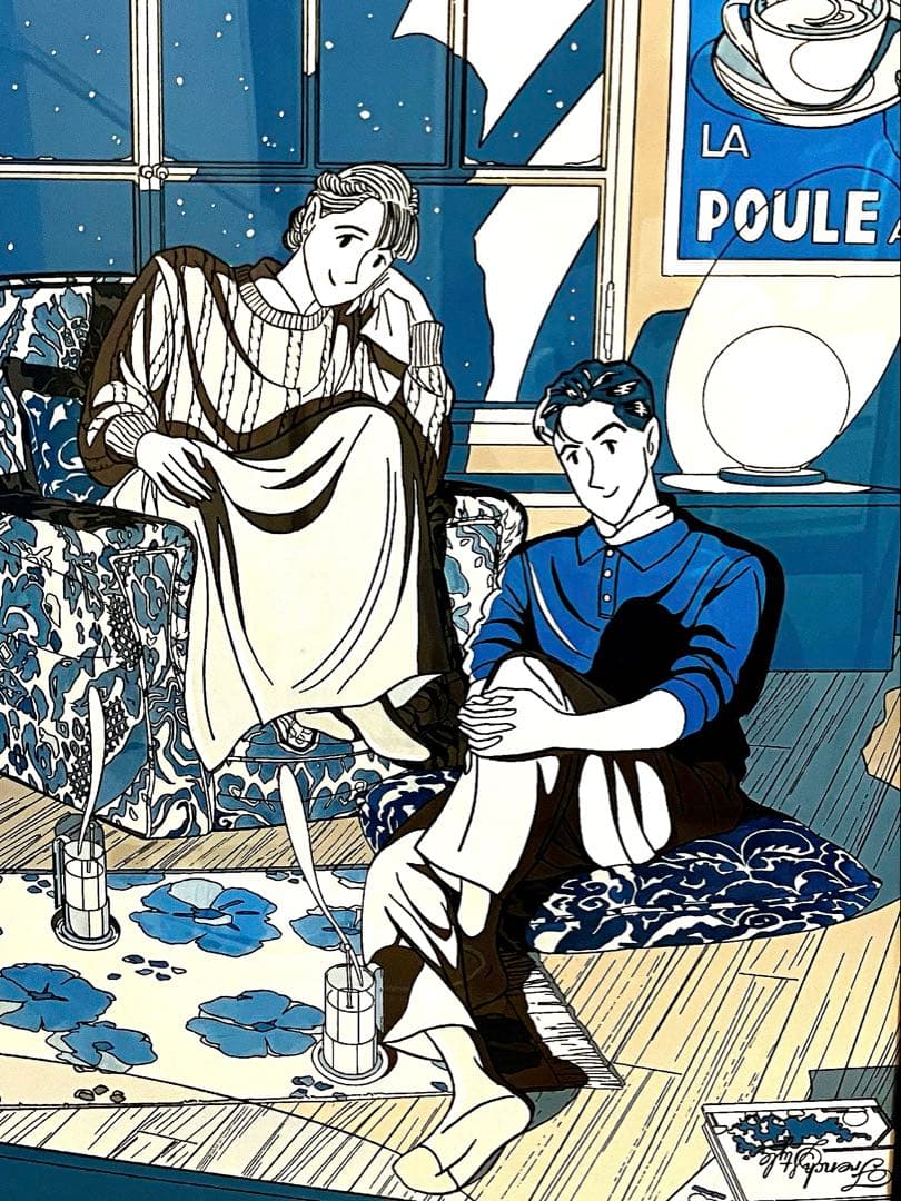 え*う様 【正規品】わたせせいぞう　額装　大判ポスター　A1サイズ