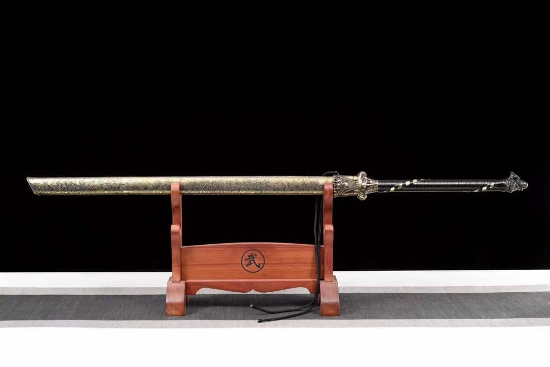 『獣首唐横刀―斬魄』古兵器   武具　刀装具　日本刀　模造刀   居合刀