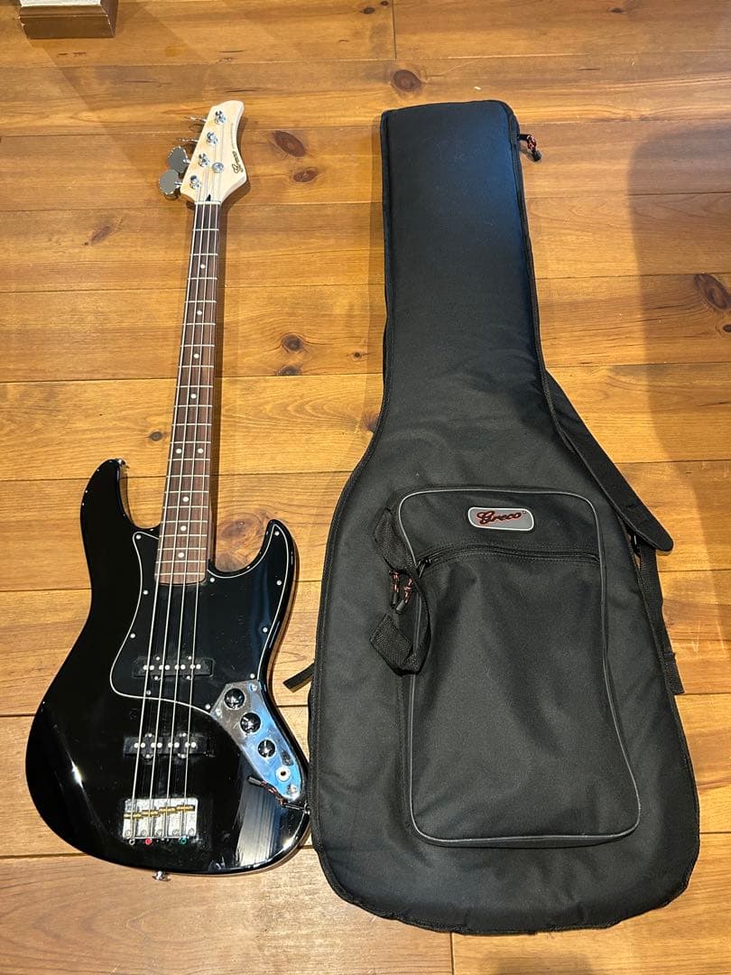 グレコ ベースギターWSB-STD ケース付き