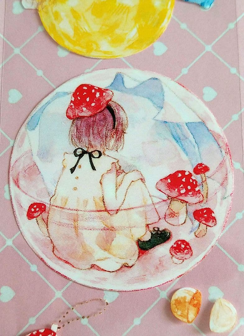 ✩のこり２✩J904＃扭蛋少女(PET)田小宝切り売り海外人物マステ女の子苜暖