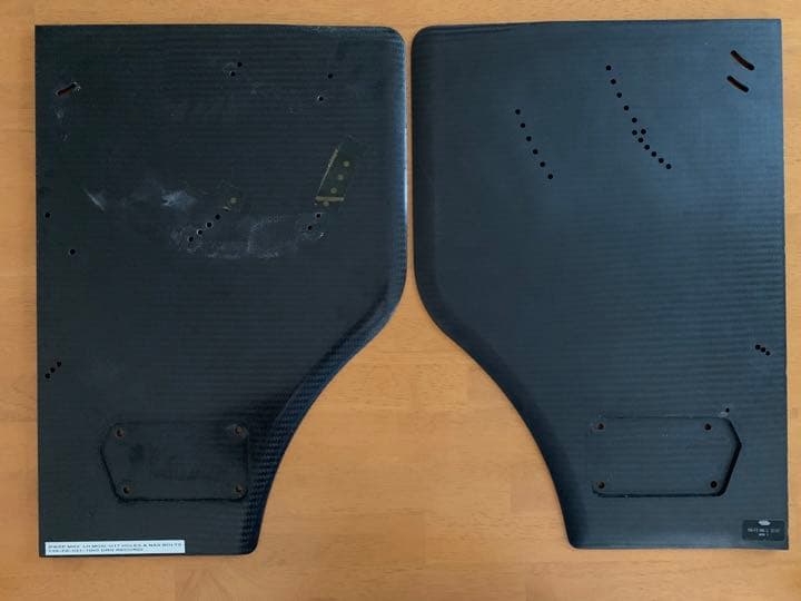 実使用 直筆サイン入り BAR 01 翼端板 J.ヴィルヌーヴ R.ゾンタ