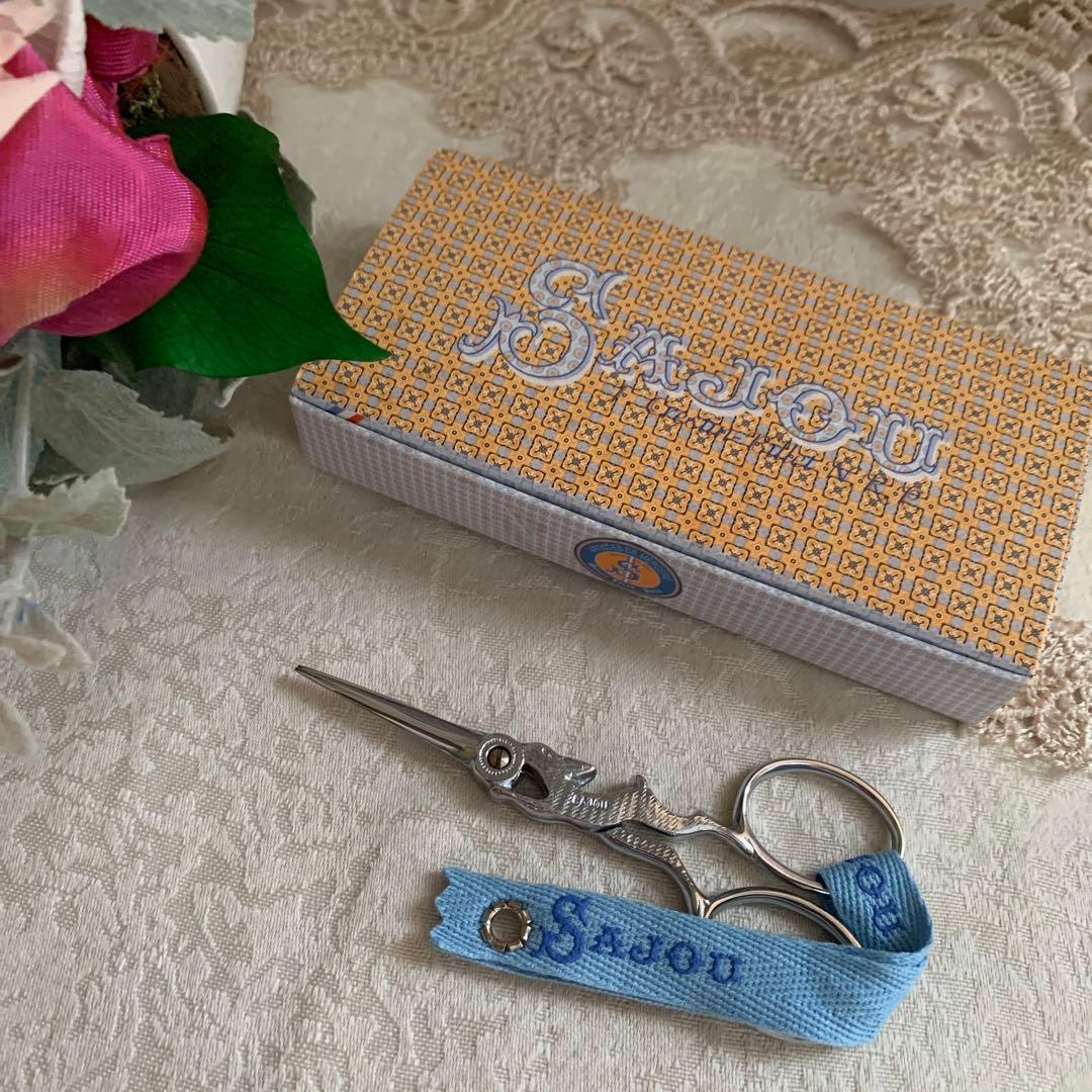 【ラスト1点】フランス製SAJOUの幻のウサギモチーフのプロフェッショナルシザー