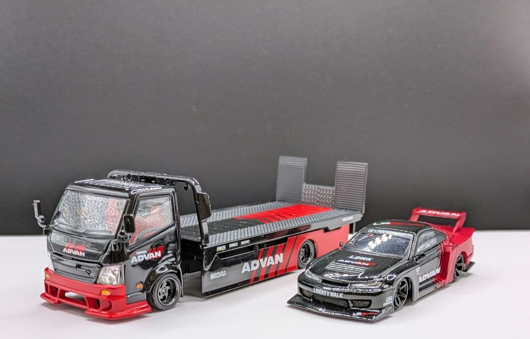 1/64 TimeMicro H300＆LB S15 シルビア