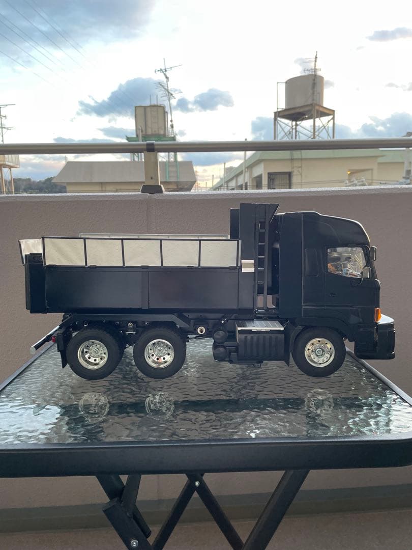 タミヤ1/14 日野プロフィア ダンプアクチュエーター付きフルオペ　ムネトラ