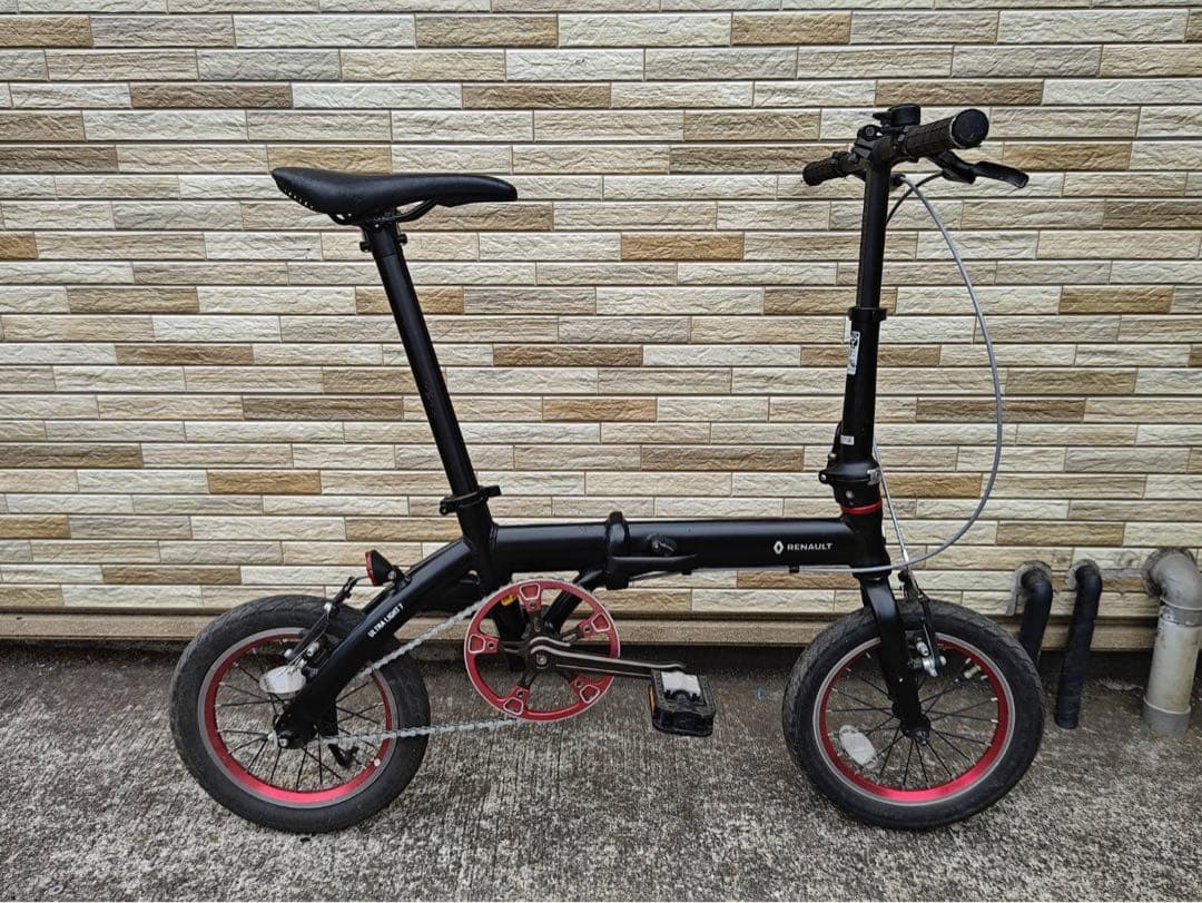 んけわーい 中古ルノー折り畳み 14インチ 変速無 軽整備 防犯登録