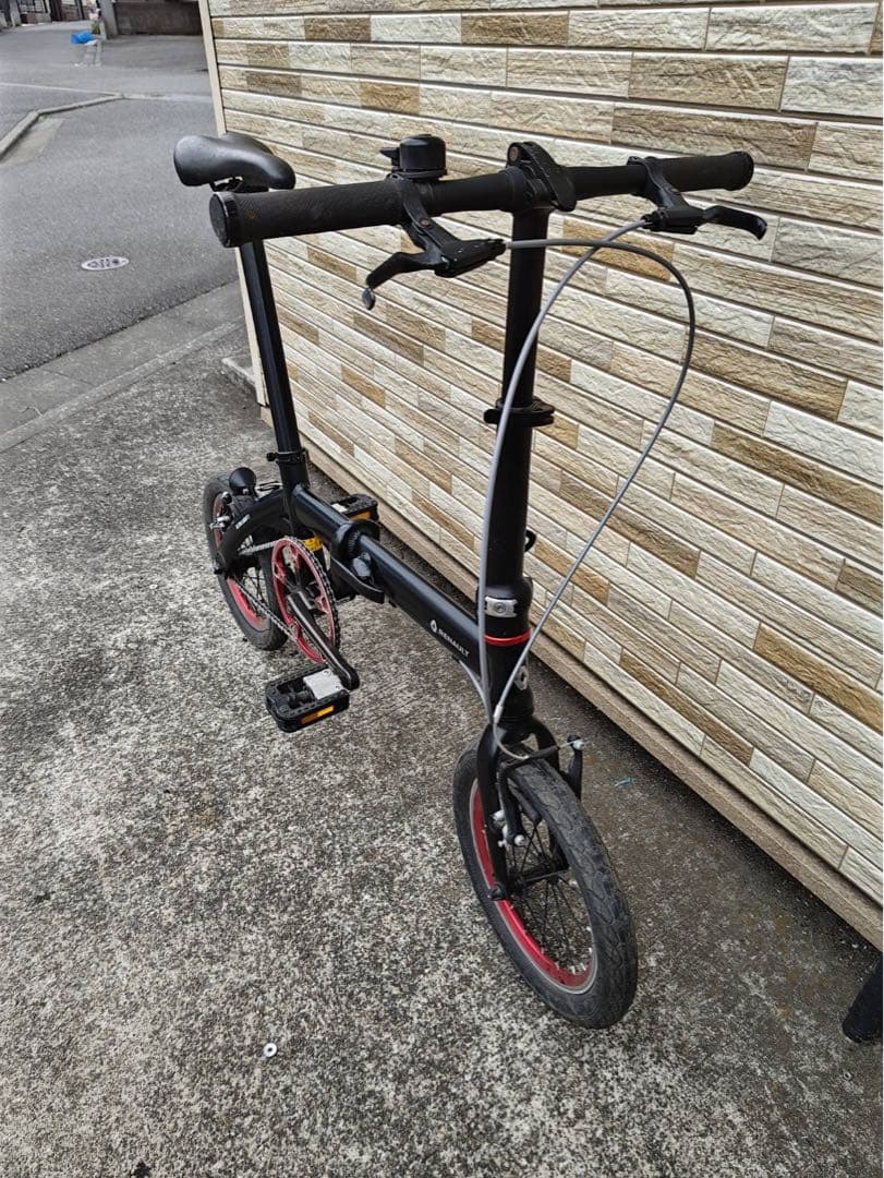 んけわーい 中古ルノー折り畳み 14インチ 変速無 軽整備 防犯登録