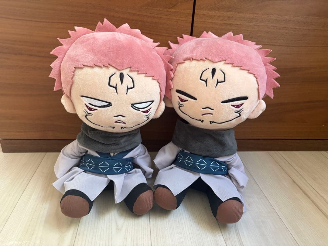 呪術廻戦BIGぬいぐるみ 両面宿儺 ゆる顔Ver. タグなし レア