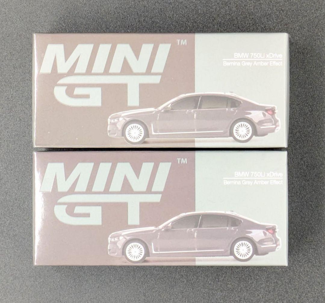 ミニカー MINI GT  750Li xDrive Bernina Grey