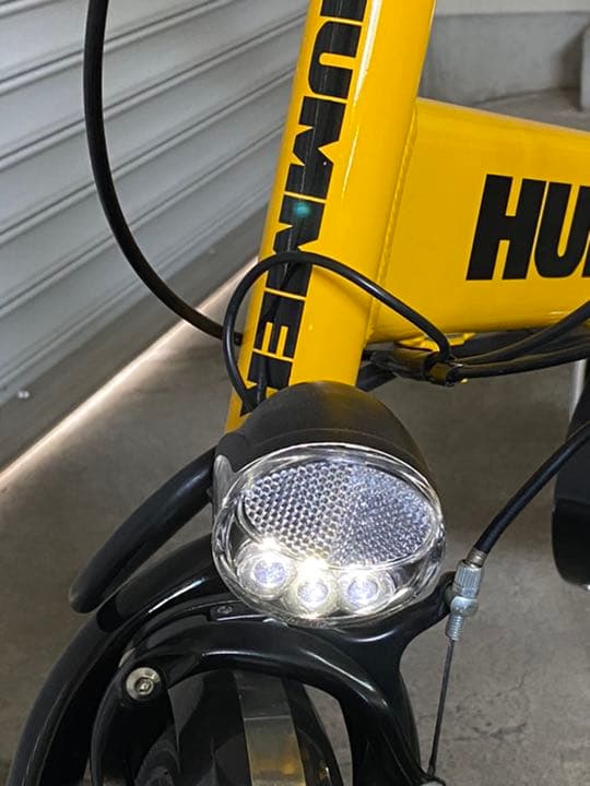 ハマー　電動アシスト付き自転車　黄色