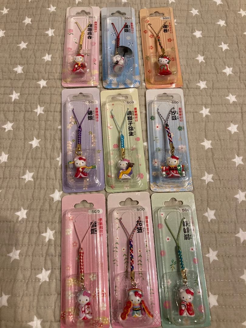 激レア　コンプ　歌舞伎コレクションシリーズ　キティ　根付け