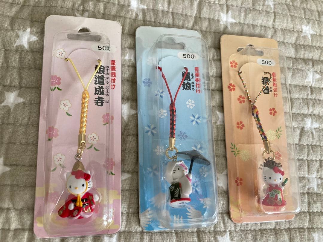 激レア　コンプ　歌舞伎コレクションシリーズ　キティ　根付け