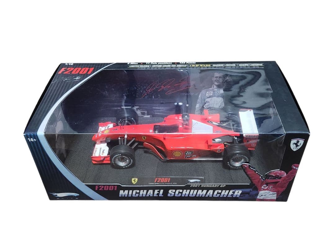 【未開封・新品】1/18 Hot Wheel Ferrari F2001