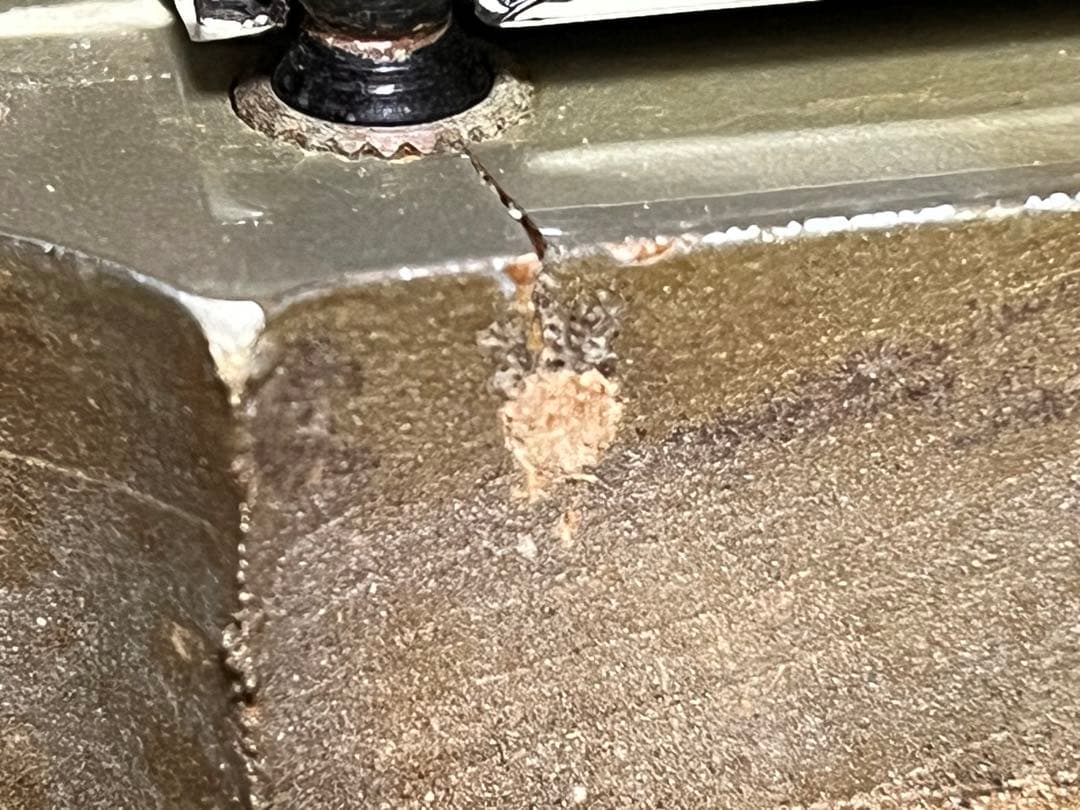 ジャンク！メイビス・ショートスケール・ストラト！加工あり。ハードケース付き！