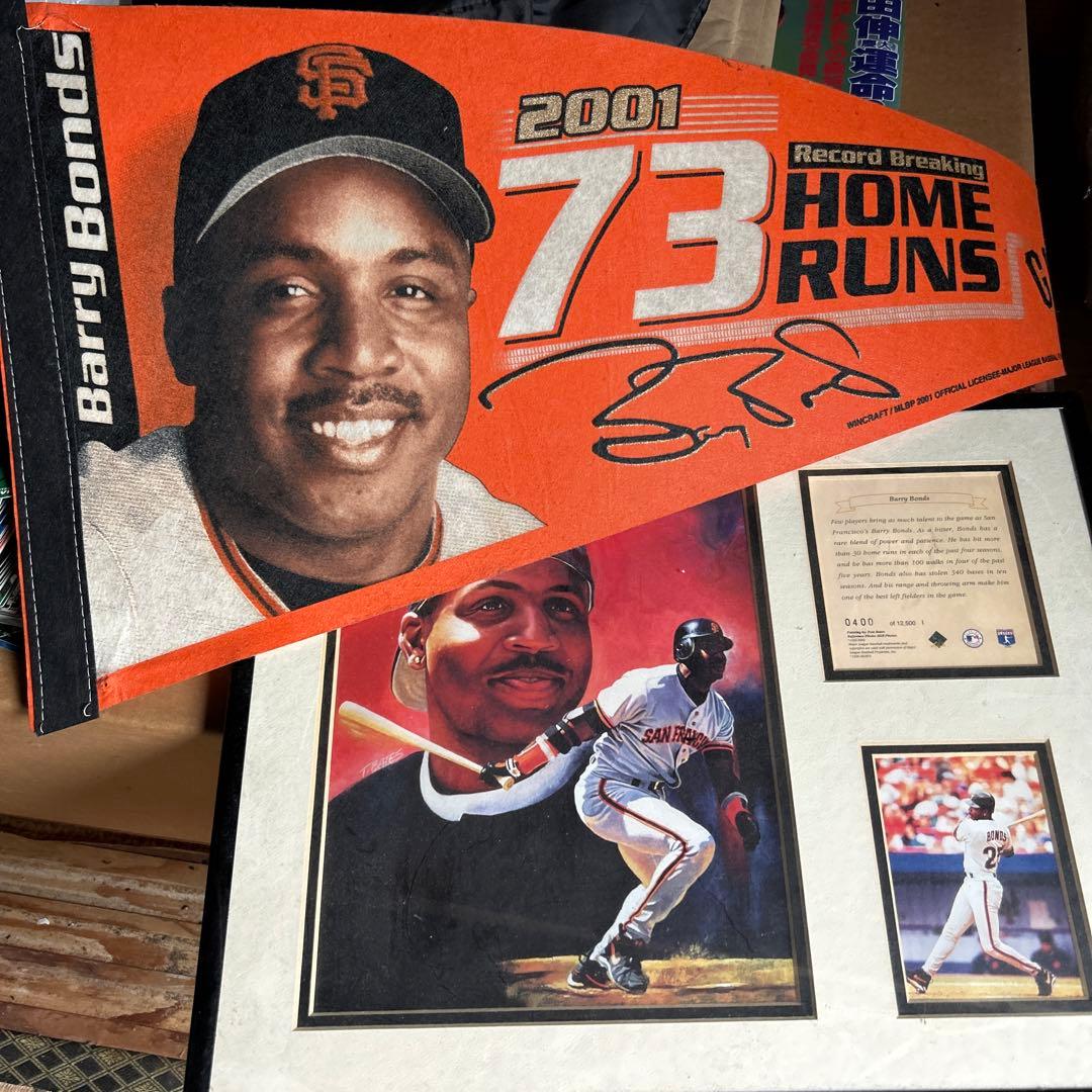 バリーボンズ73号メモリアルペナント【超レア】他