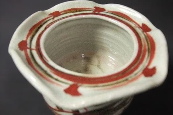 六代 清水六兵衛 鐵絵 灰皿