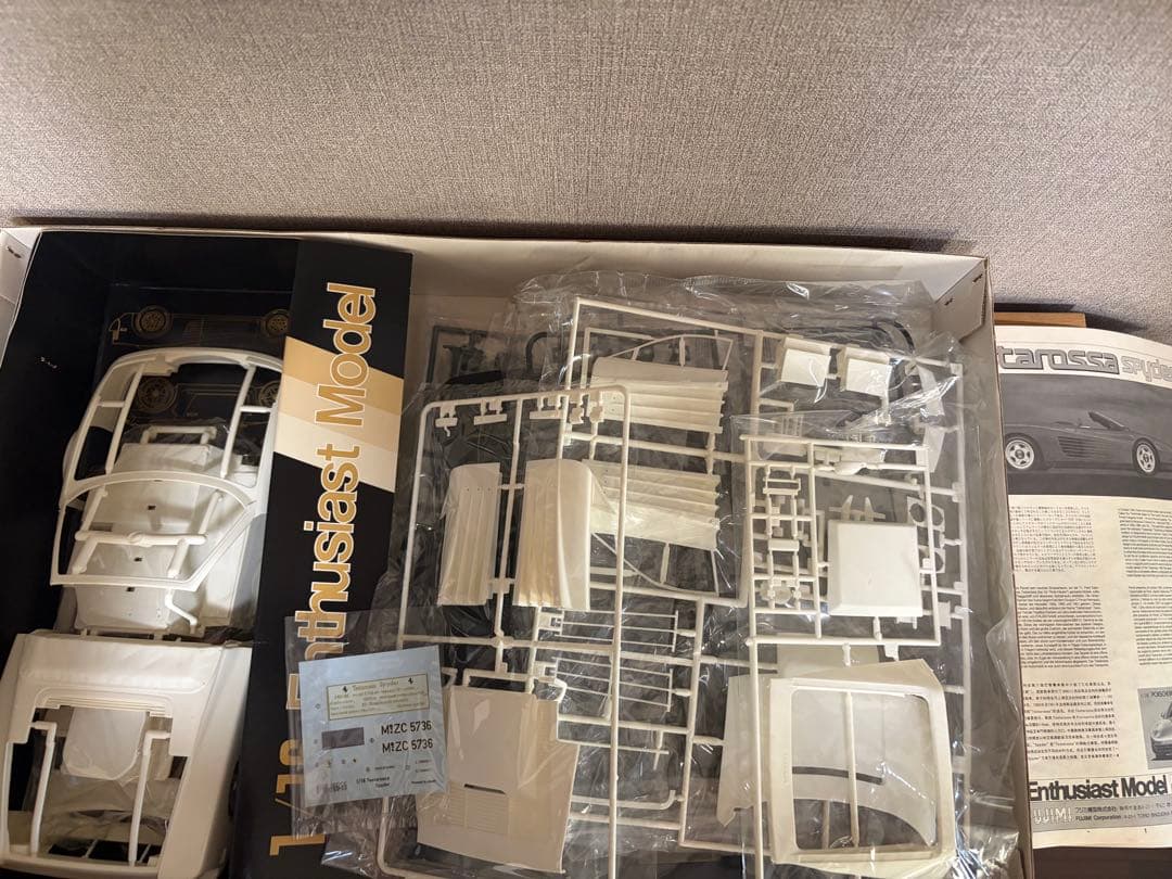 テスタロッサスパイダー プラモデル 1/24