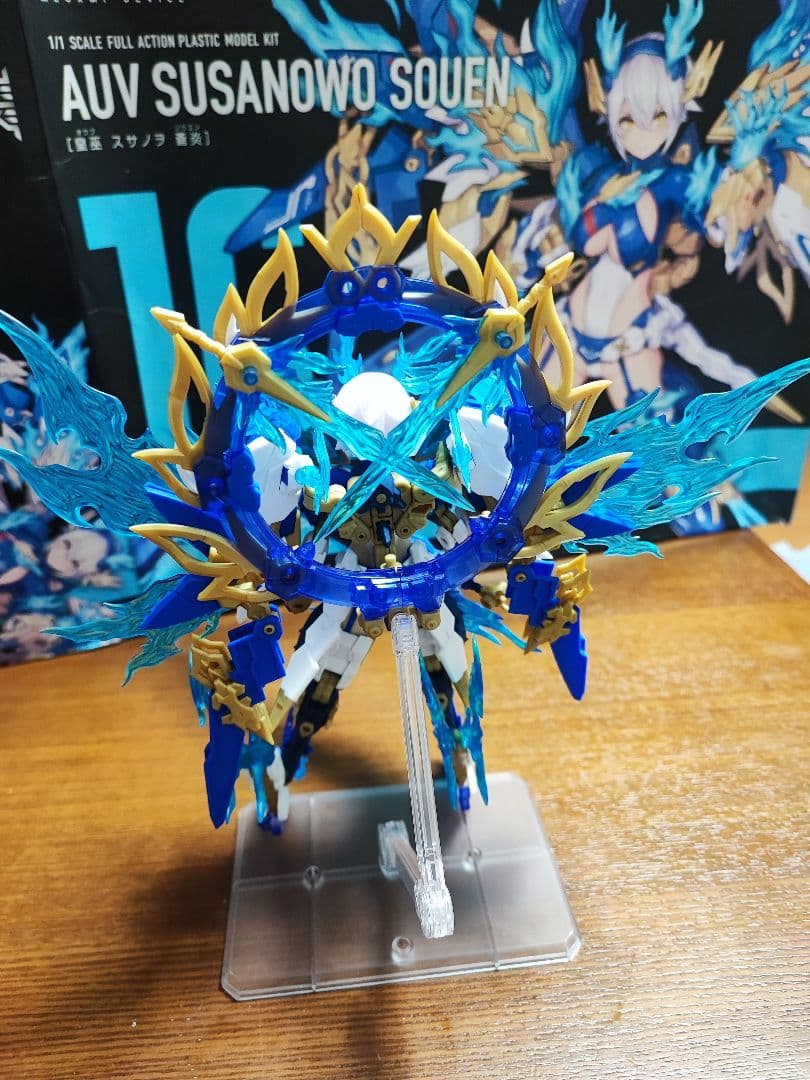 コトブキヤ メガミデバイス 皇巫 スサノヲ 蒼炎 完成品